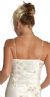 Formal Dress with Beaded Flower Patterns back in Ivory
